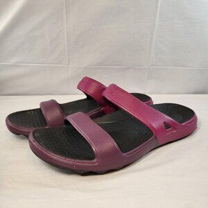 Spenco Orthotic Slim Slides Womans Size 8 Purple/Pink